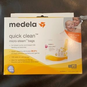 THREE Medela quick clean micro-steam bags